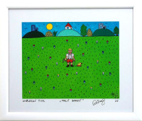 František R.Čech - Malý Bobeš - signovaný umělecký tisk v rámu